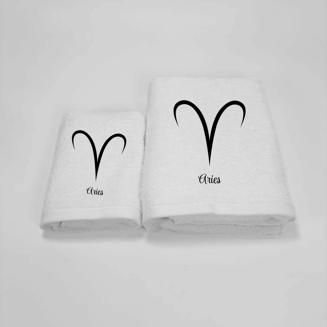 Coppia Asciugamani Personalizzati LineaBlu art....