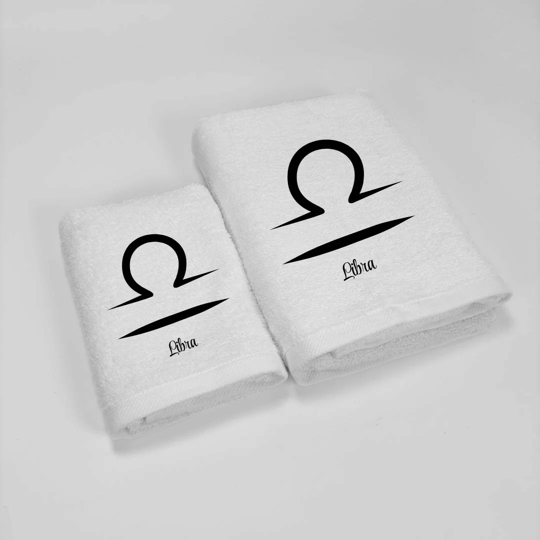 Coppia Asciugamani Personalizzati LineaBlu art....