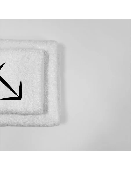 Coppia Asciugamani Personalizzati LineaBlu art. Oroscopo Bianco