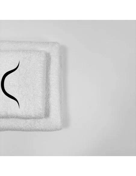 Coppia Asciugamani Personalizzati LineaBlu art. Oroscopo Bianco