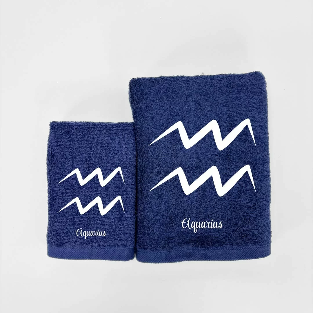 Coppia Asciugamani Personalizzati LineaBlu art....