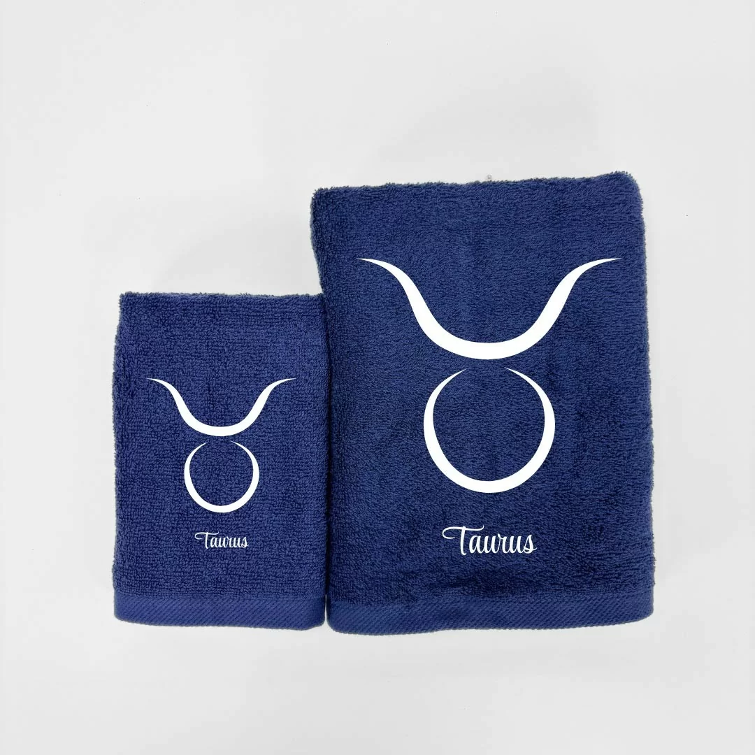 Coppia Asciugamani Personalizzati LineaBlu art....