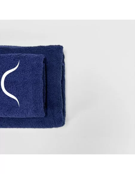 Coppia Asciugamani Personalizzati LineaBlu art. Oroscopo Blu Navy