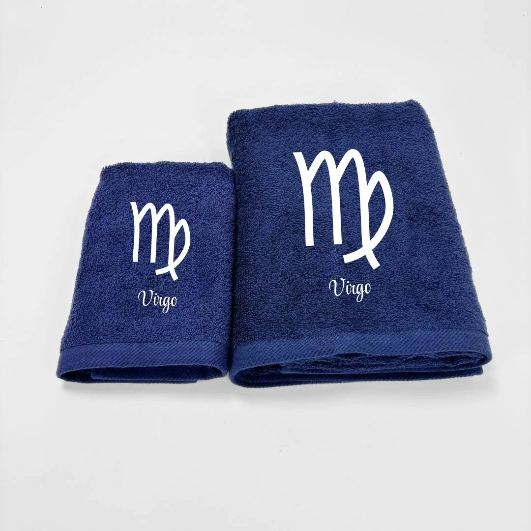 Coppia Asciugamani Personalizzati LineaBlu art....