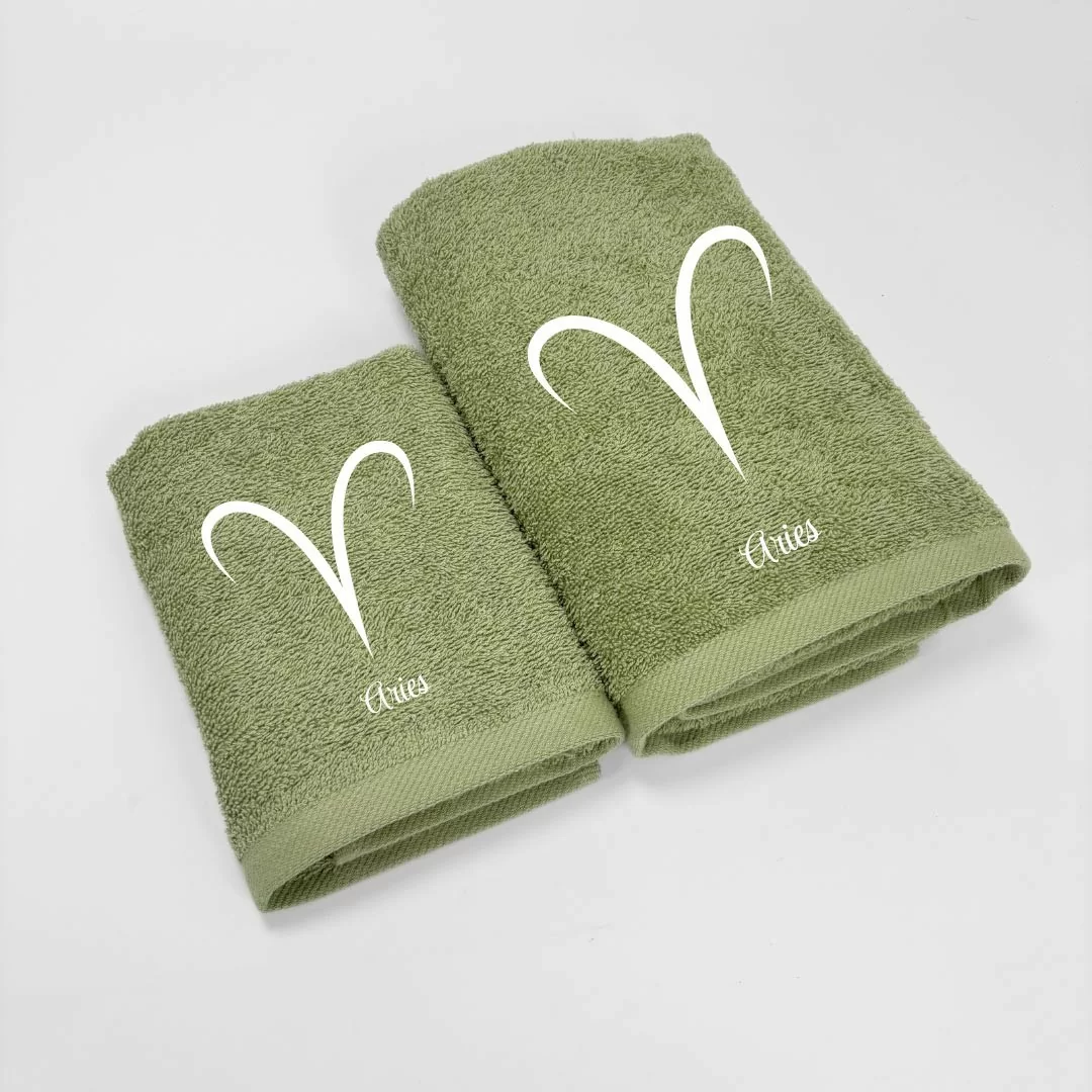 Coppia Asciugamani Personalizzati LineaBlu art. Oroscopo... 2