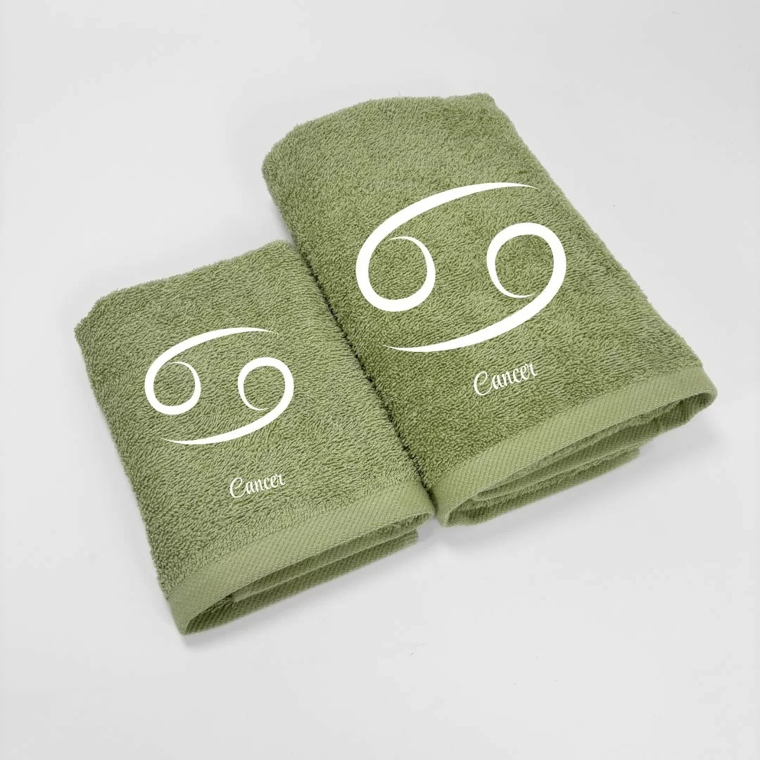 Coppia Asciugamani Personalizzati LineaBlu art....