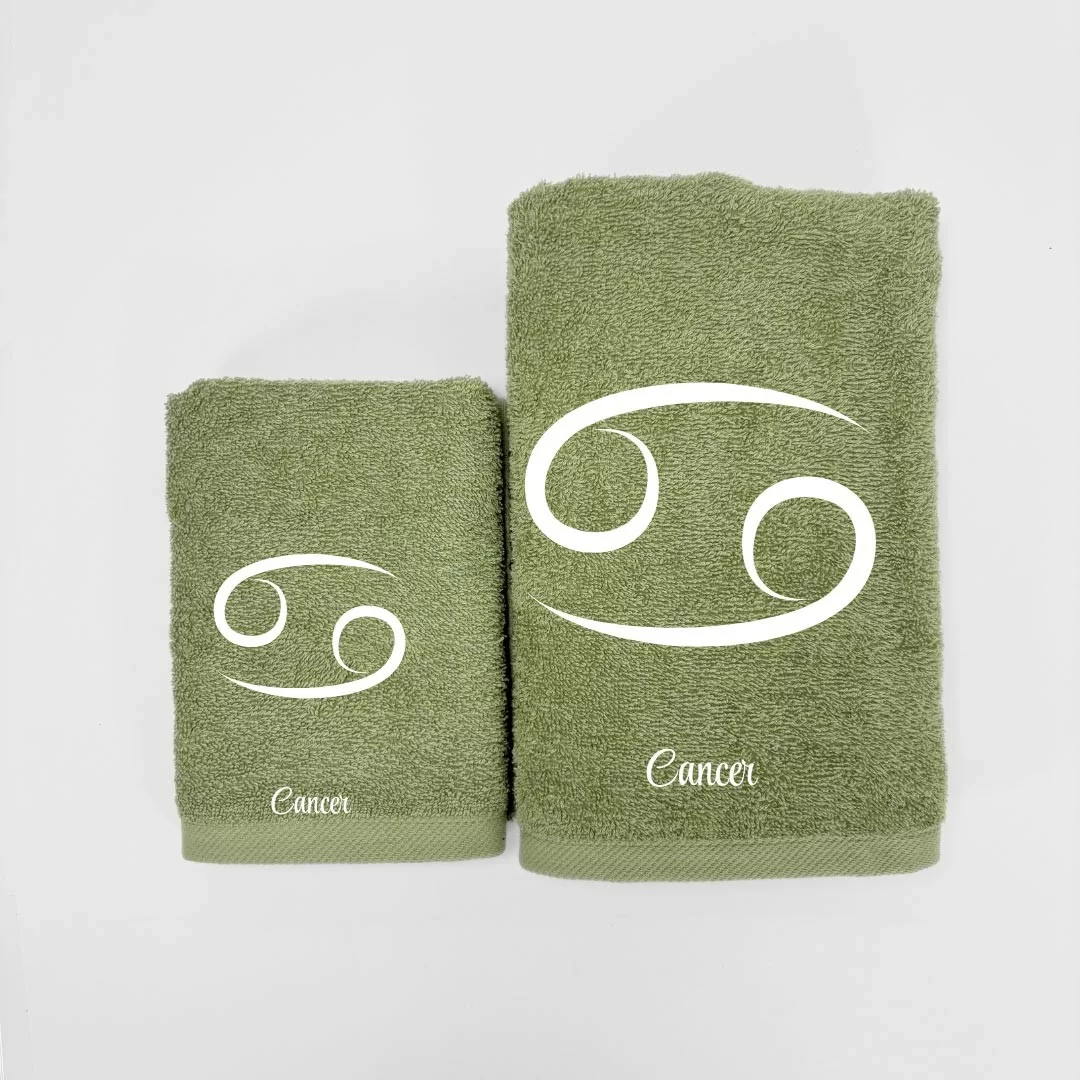 Coppia Asciugamani Personalizzati LineaBlu art....