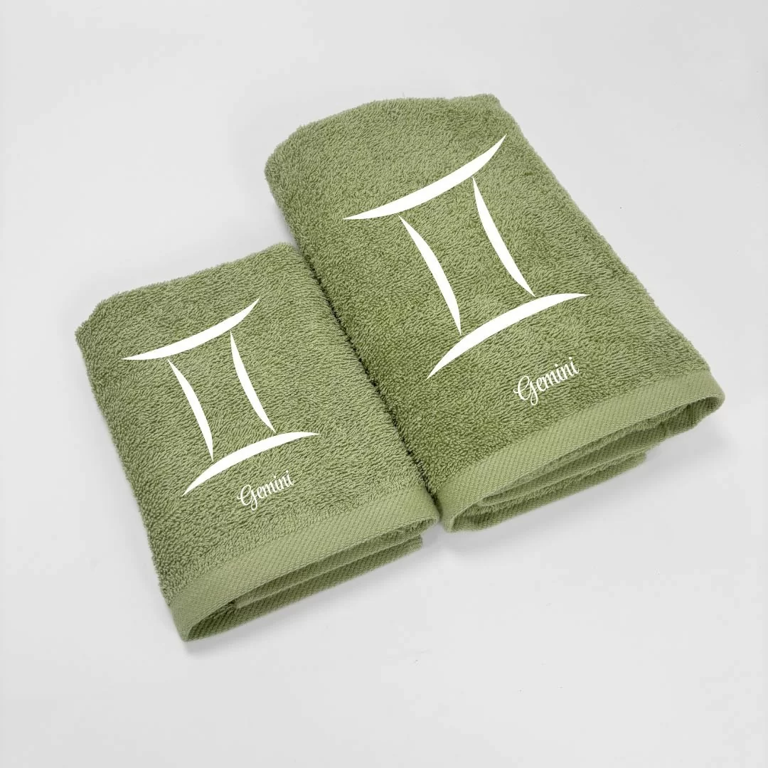 Coppia Asciugamani Personalizzati LineaBlu art....