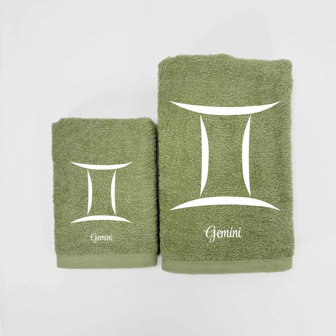 Coppia Asciugamani Personalizzati LineaBlu art....