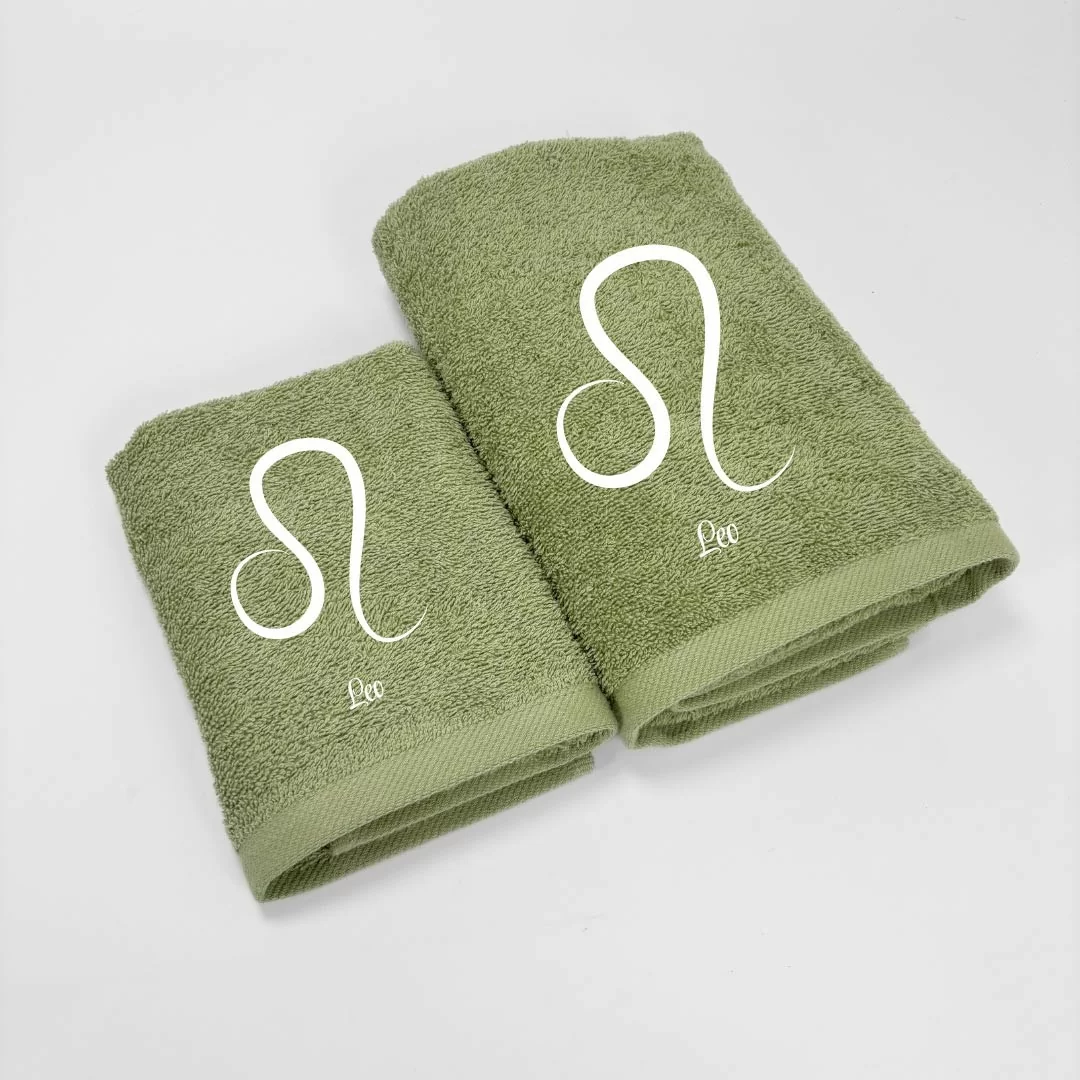 Coppia Asciugamani Personalizzati LineaBlu art....