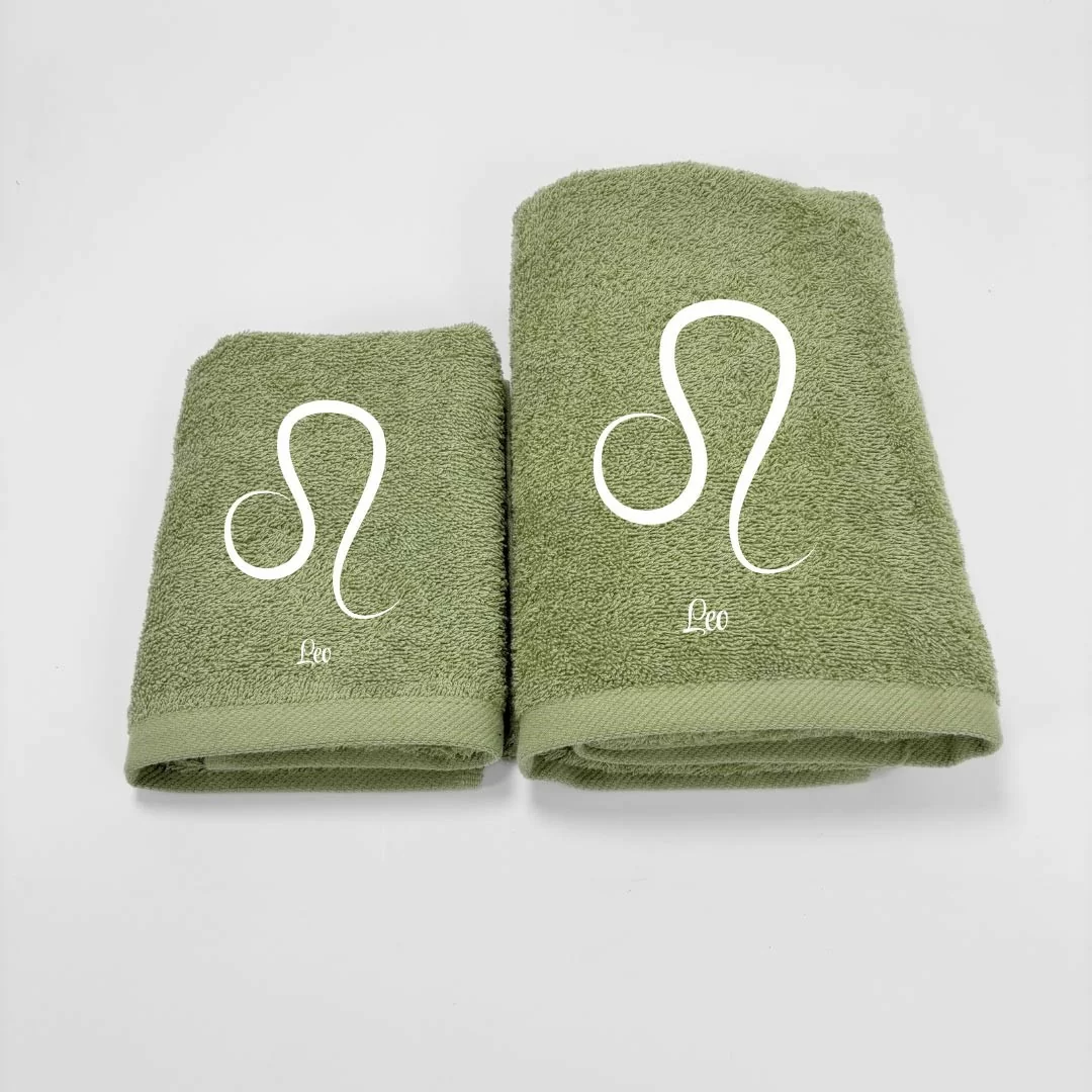 Coppia Asciugamani Personalizzati LineaBlu art....