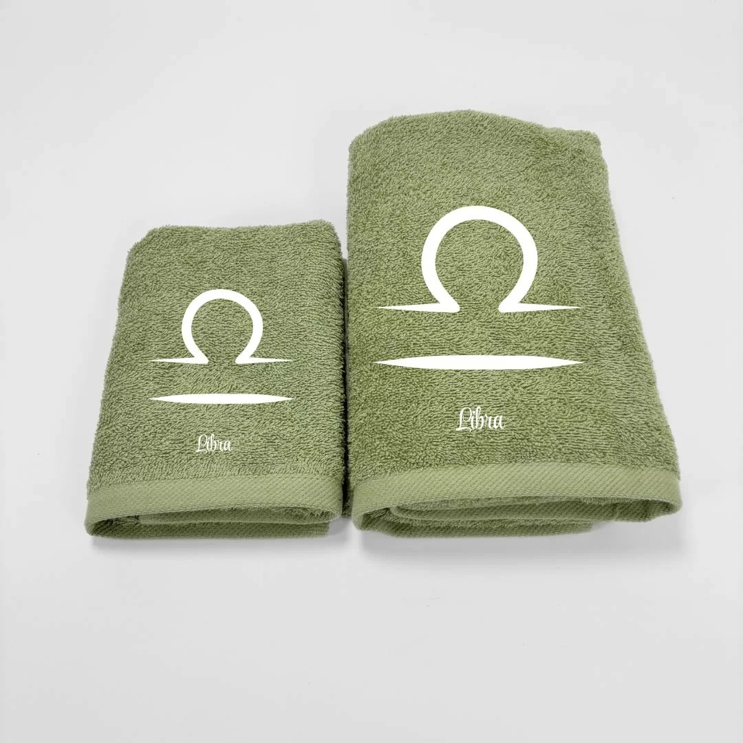 Coppia Asciugamani Personalizzati LineaBlu art....