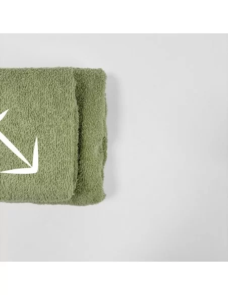 Coppia Asciugamani Personalizzati LineaBlu art. Oroscopo Verde