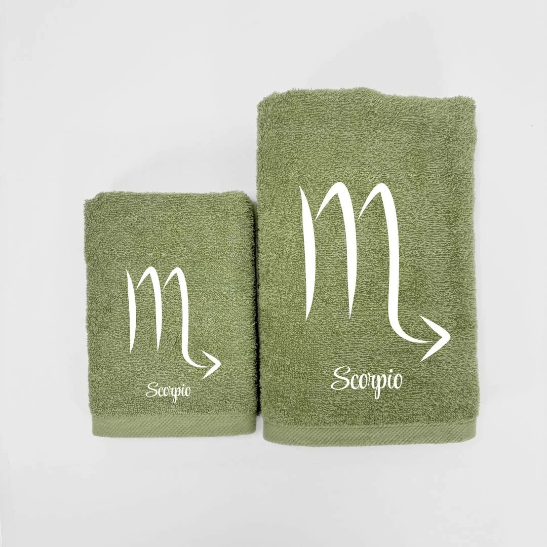 Coppia Asciugamani Personalizzati LineaBlu art....