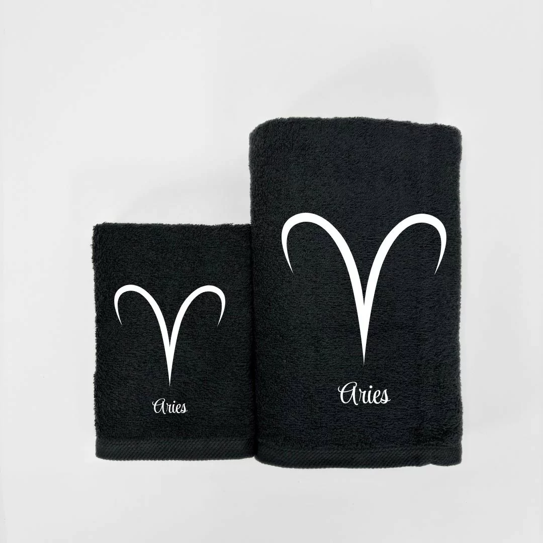 Coppia Asciugamani Personalizzati LineaBlu art....