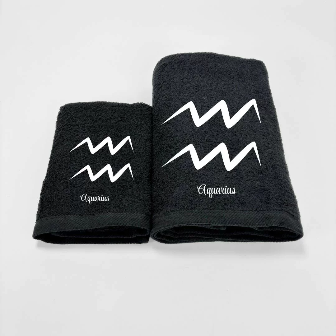 Coppia Asciugamani Personalizzati LineaBlu art....