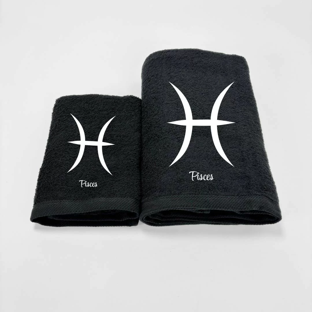 Coppia Asciugamani Personalizzati LineaBlu art....