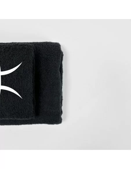 Coppia Asciugamani Personalizzati LineaBlu art. Oroscopo Nero