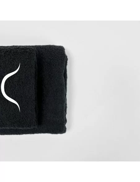 Coppia Asciugamani Personalizzati LineaBlu art. Oroscopo Nero