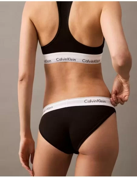 Slip Calvin Klein Donna Modern Cotton art. F3787 Nero