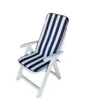 Cuscino da Giardino Sedie a Sdraio Maratex art. Relax120 a Righe