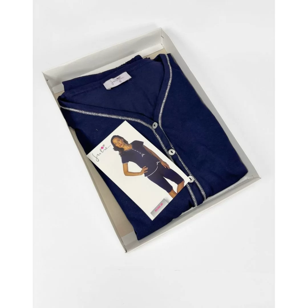 Pigiama Donna In Cotone Julie art. Selene 6P Mezza Manica 2