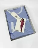 Pigiama Donna in Cotone Julie art. Savina 3 Manica Lunga