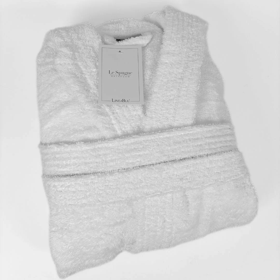 Accappatoio Personalizzato Baby Bianco LineaBlu art. Marte