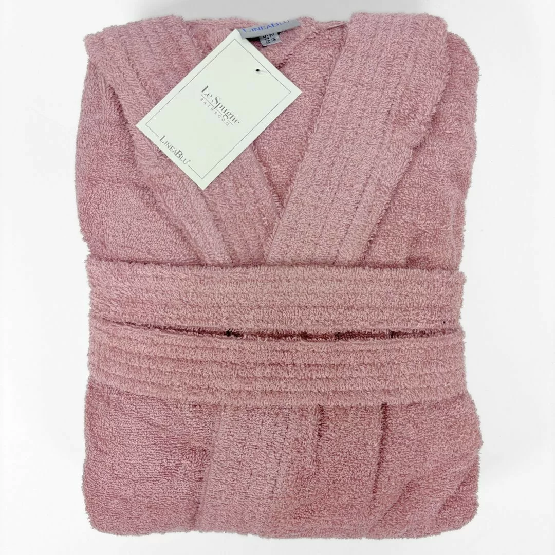 Accappatoio Personalizzato Rosa Antico LineaBlu...