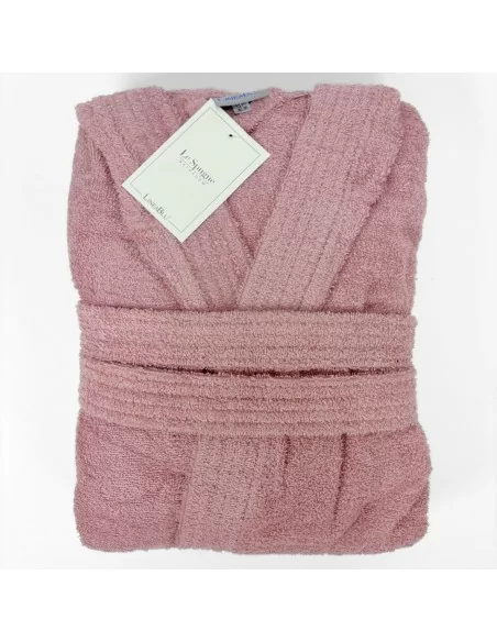 Accappatoio Personalizzato Rosa Antico LineaBlu art. Marte