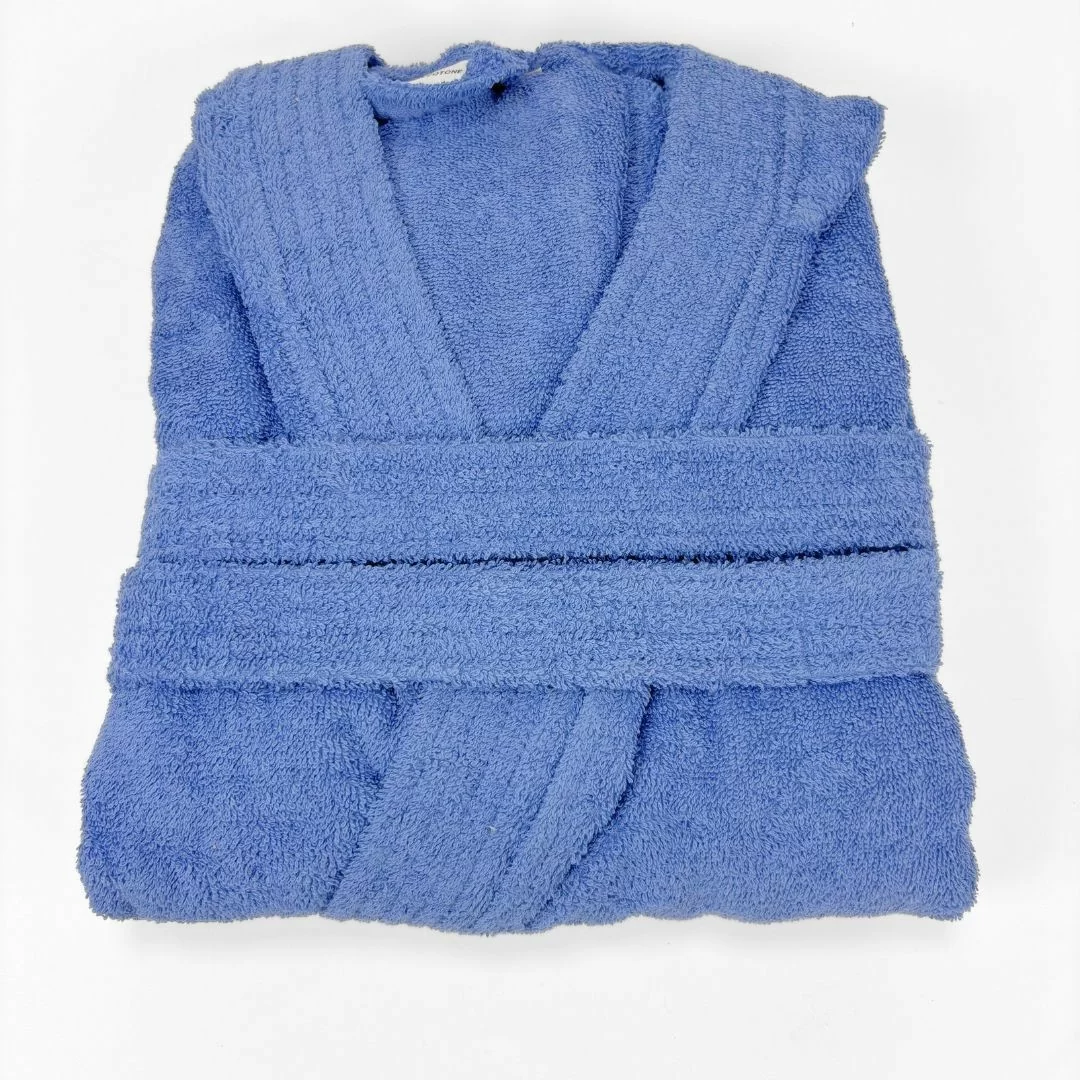 Accappatoio Personalizzato Blu Zaffiro LineaBlu art. Marte 2