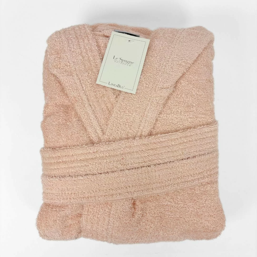 Accappatoio Personalizzato Rosa Cipria LineaBlu...