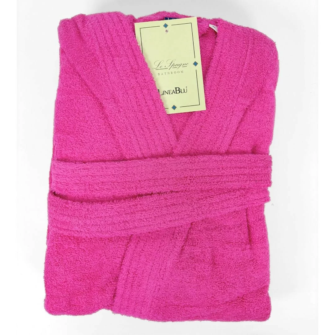 Accappatoio Personalizzato Fucsia LineaBlu art. Marte