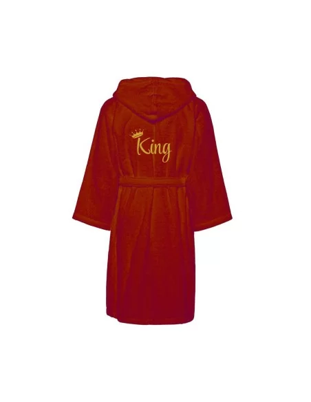 King e Queen Accappatoio Lui e Lei LineaBlu Bordeaux e Nero