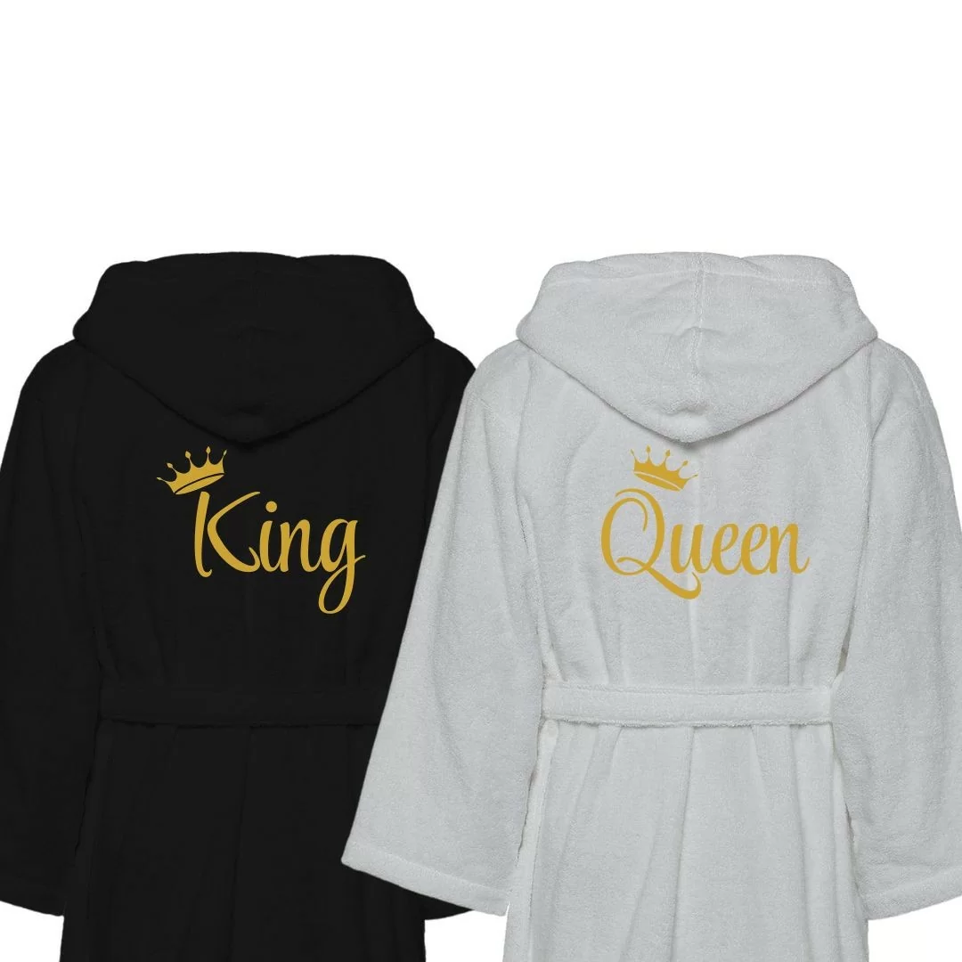 King e Queen Accappatoio Lui e Lei LineaBlu...