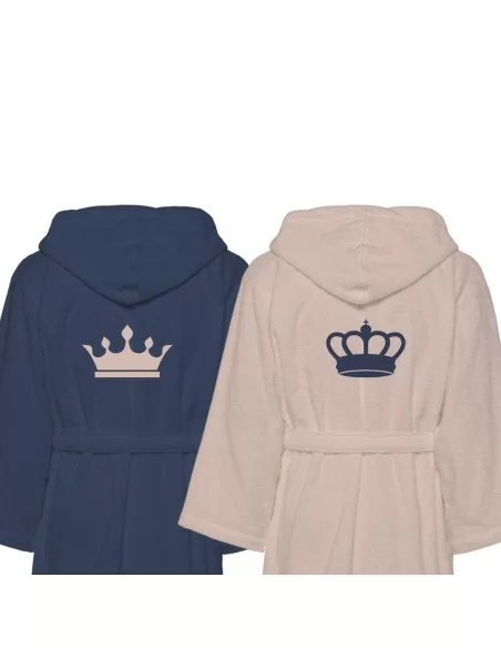 Accappatoio Lui e Lei LineaBlu art. Crown King e Crown Queen