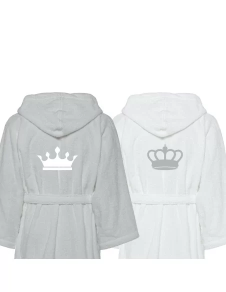 Accappatoio Lui e Lei LineaBlu art. Crown King e Crown Queen