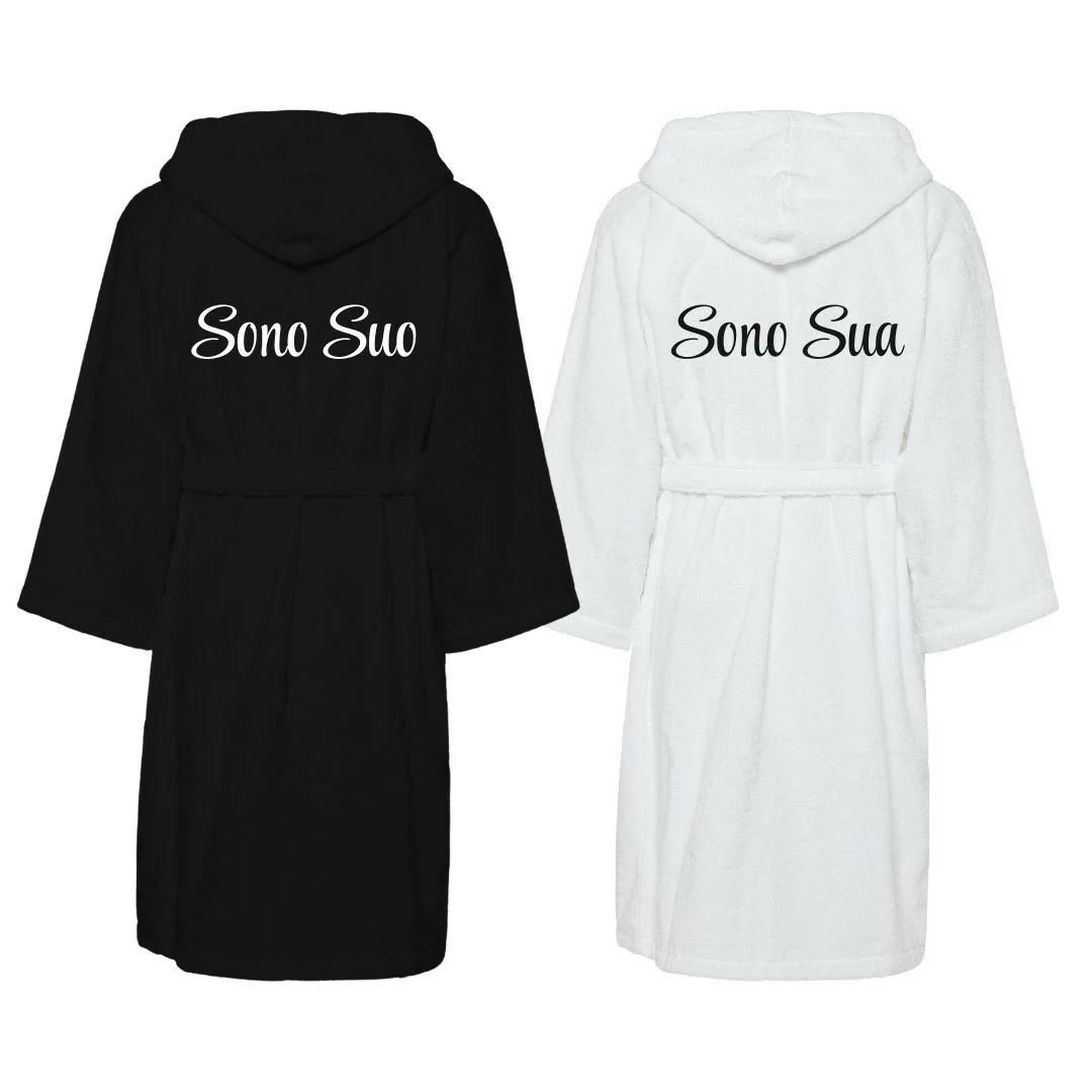 Accappatoio Lui e Lei LineaBlu art. Sono Suo e...