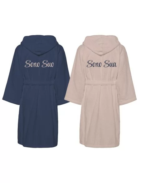Accappatoio Lui e Lei LineaBlu art. Sono Suo e Sono Sua