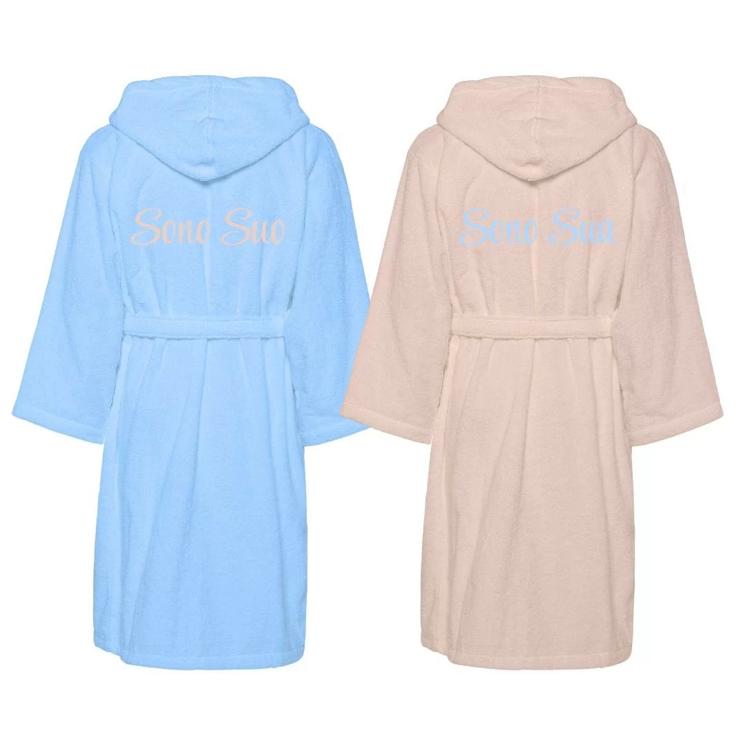 Accappatoio Lui e Lei LineaBlu art. Sono Suo e Sono Sua 2