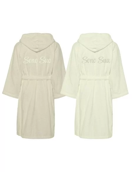 Accappatoio Lui e Lei LineaBlu art. Sono Suo e Sono Sua