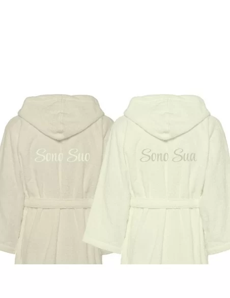 Accappatoio Lui e Lei LineaBlu art. Sono Suo e Sono Sua