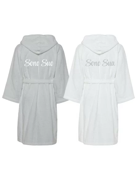 Accappatoio Lui e Lei LineaBlu art. Sono Suo e Sono Sua