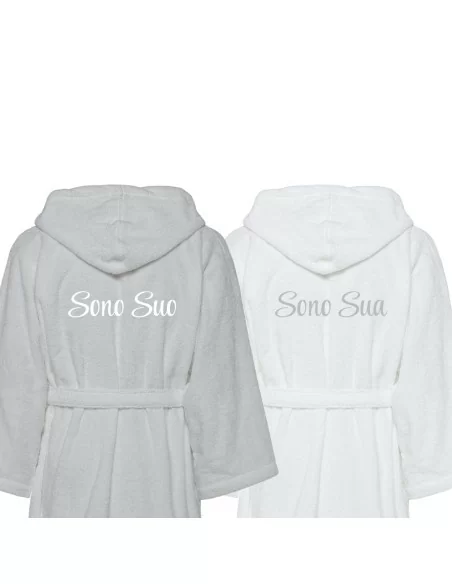 Accappatoio Lui e Lei LineaBlu art. Sono Suo e Sono Sua