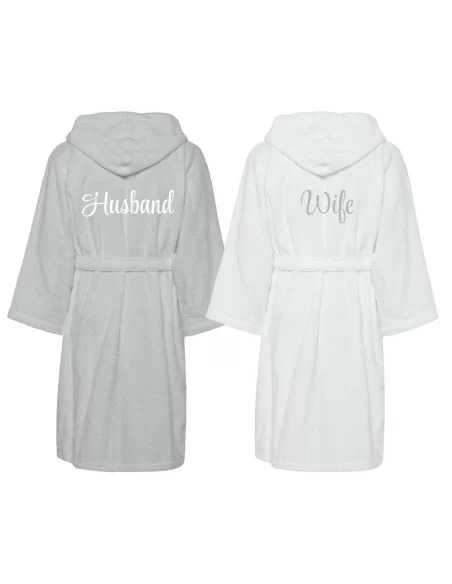 Accappatoio Lui e Lei LineaBlu art. Bicolor Husband e Wife