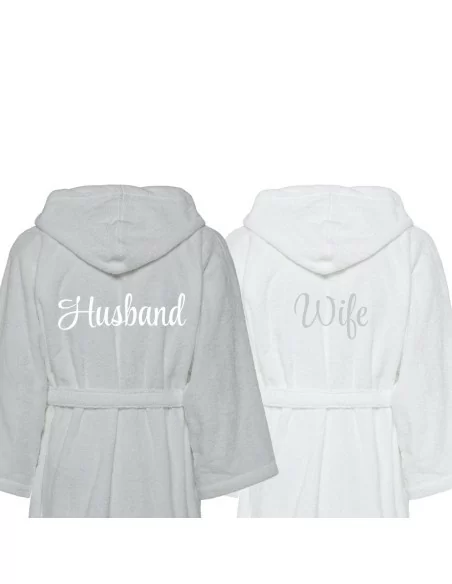 Accappatoio Lui e Lei LineaBlu art. Bicolor Husband e Wife