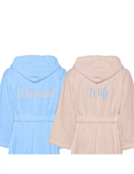 Accappatoio Lui e Lei LineaBlu art. Bicolor Husband e Wife