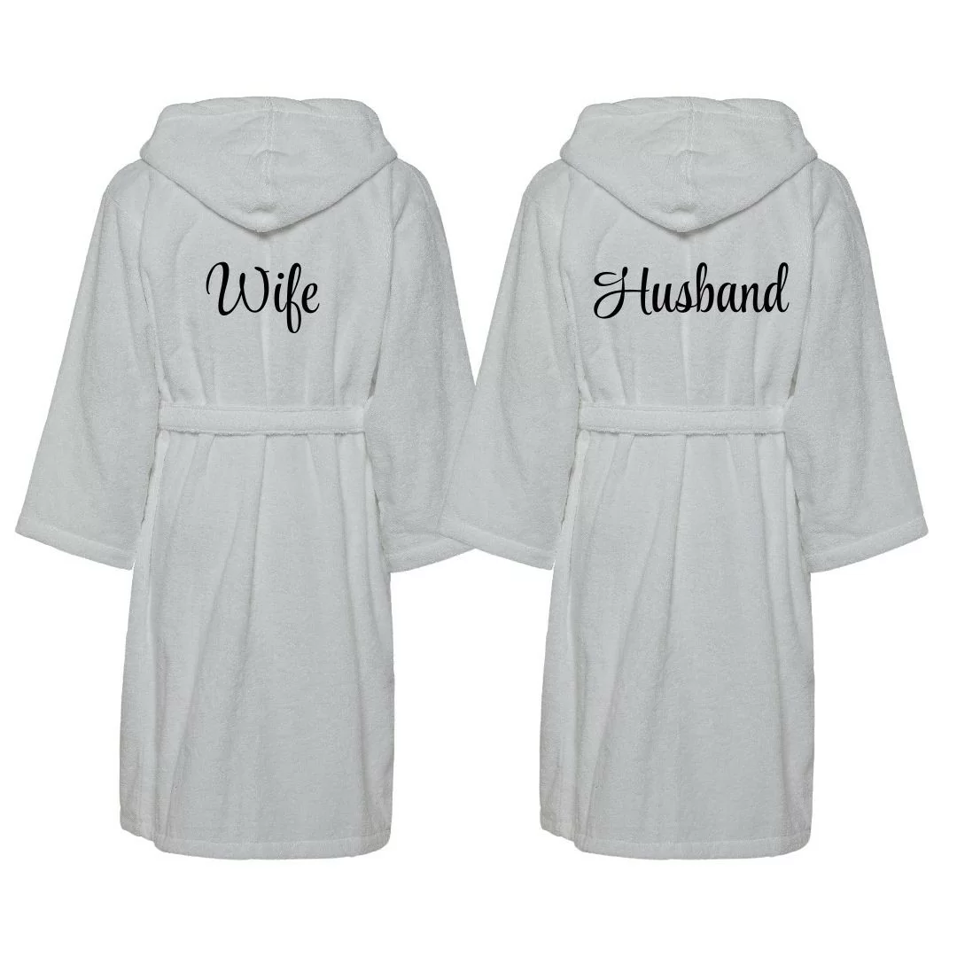 Accappatoio Lui e Lei LineaBlu art. Husband e Wife Ricamato