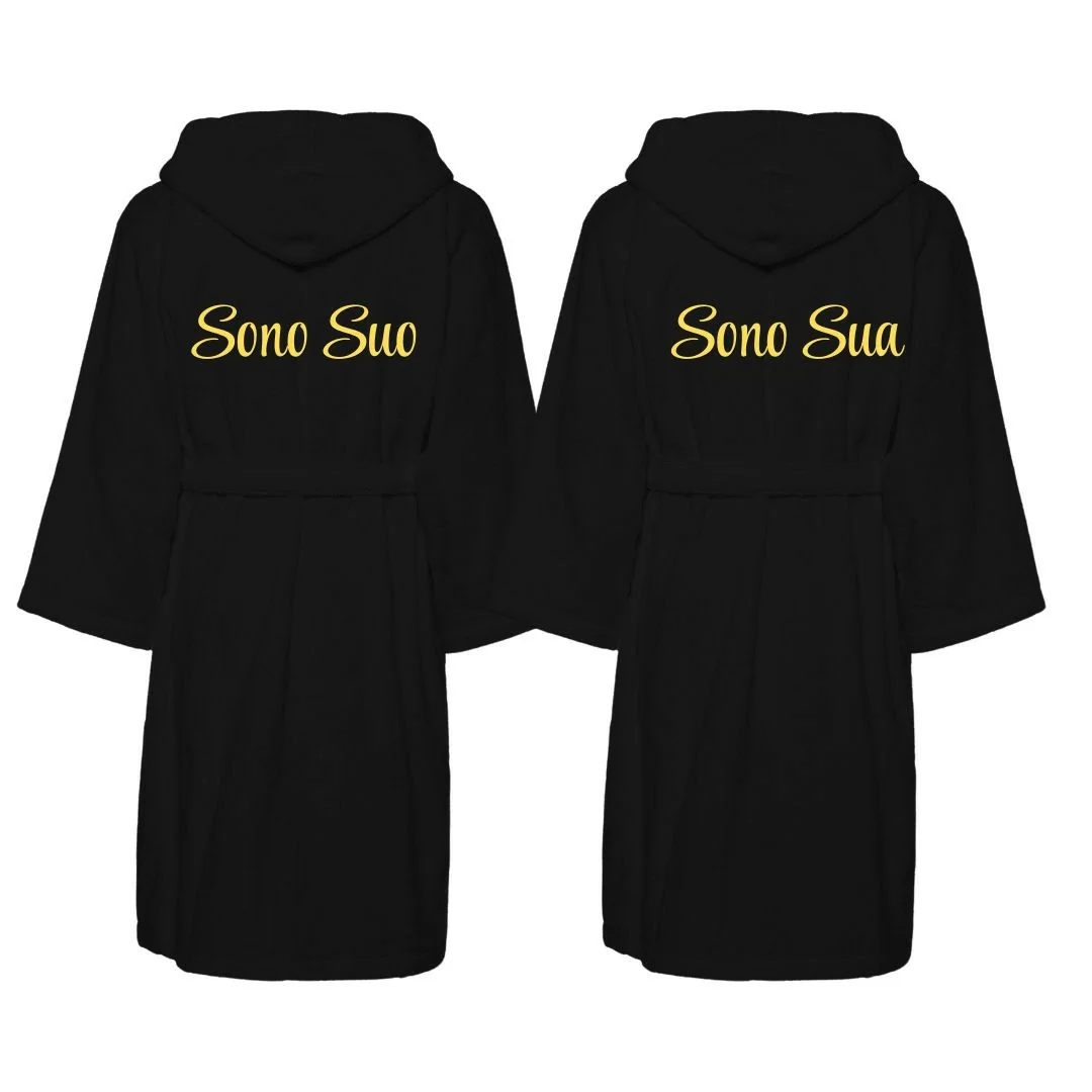 Accappatoio Lui e Lei LineaBlu art. Sono Suo e Sono Sua...