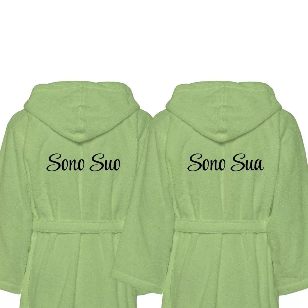 Accappatoio Lui e Lei LineaBlu art. Sono Suo e...